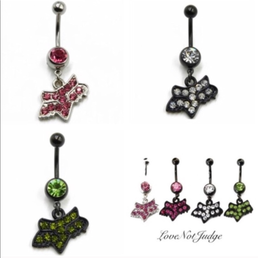 NWT FOX RACING BELLY BUTTON NAVEL RING - Picture 4 of 4